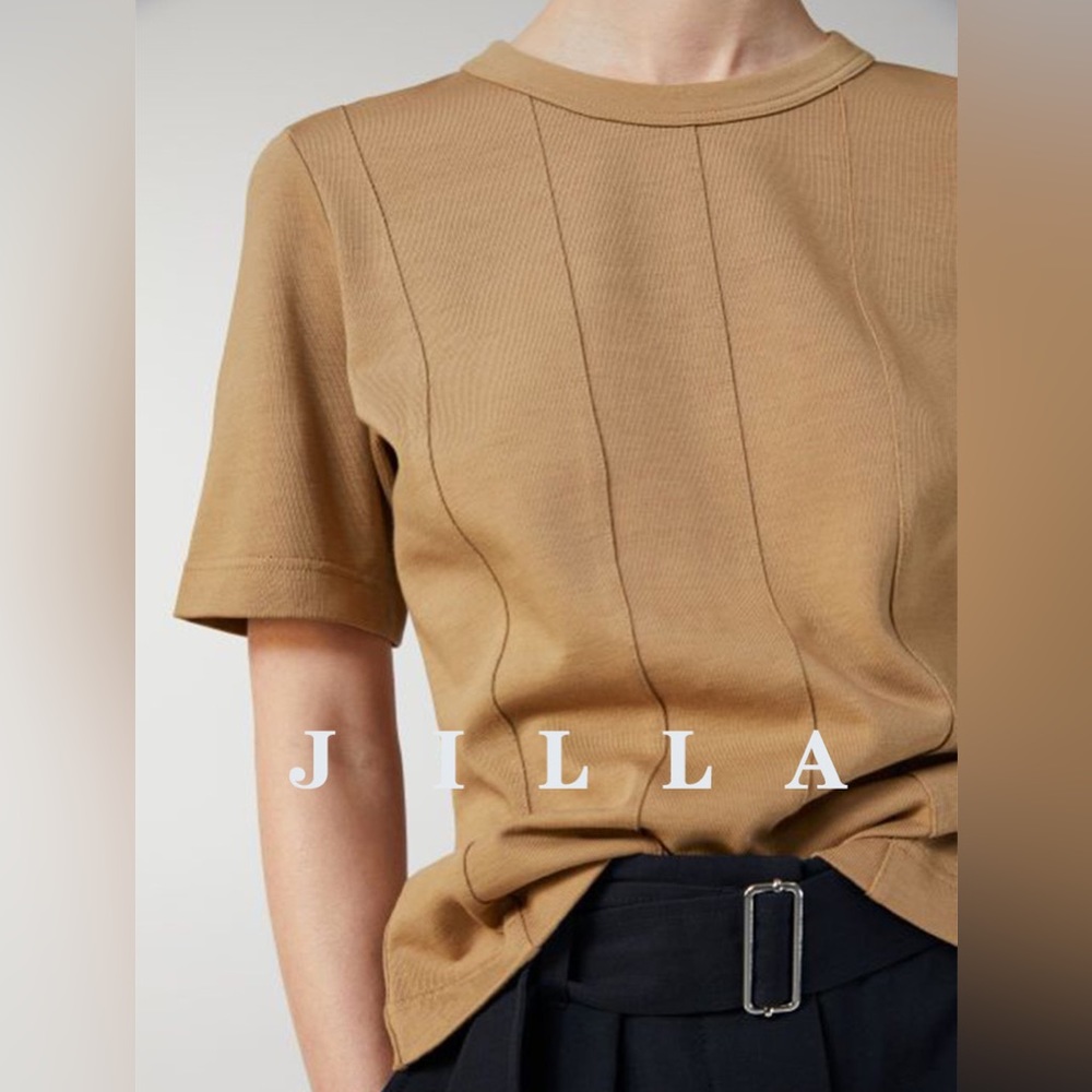 JILLQ Spring/Summer Cotton Tshirt Khaki Size Small